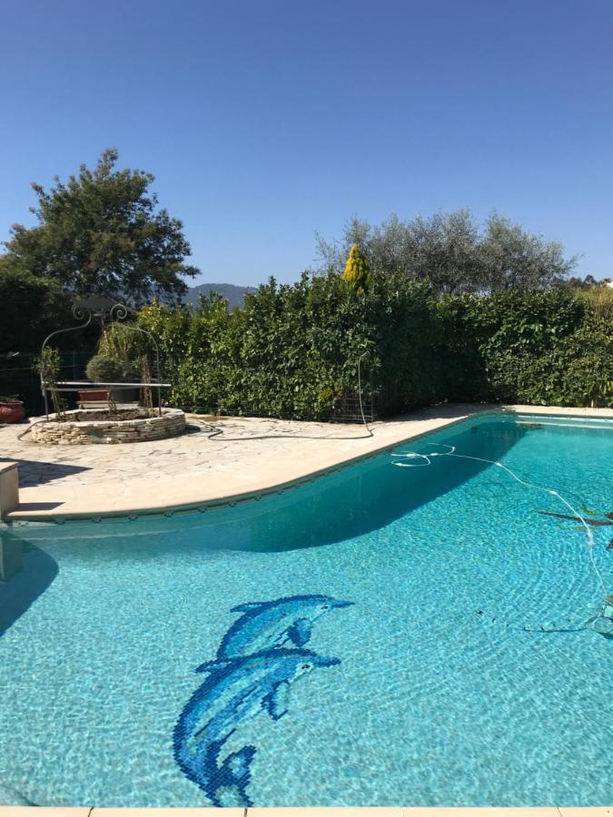2 Pieces Rdc Villa Piscine La Roquette-sur-Siagne Eksteriør billede