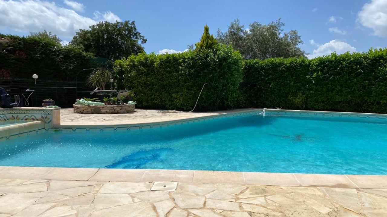 2 Pieces Rdc Villa Piscine La Roquette-sur-Siagne Eksteriør billede
