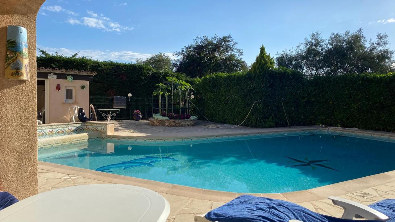 2 Pieces Rdc Villa Piscine La Roquette-sur-Siagne Eksteriør billede