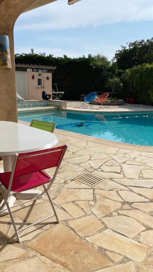 2 Pieces Rdc Villa Piscine La Roquette-sur-Siagne Eksteriør billede